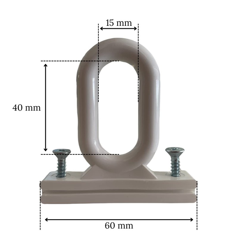 TENDAGGIMANIA Ganci per Tende da Sole Esterno 1 COPPIA -