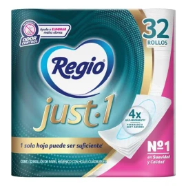Regio Just -1 32 rollos - Unidad - 1 - 1 - Triple hoja