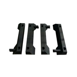 JILINWEI 4Pcs Mounting Feet for ToughBuilt StackTech,Mounting Plate Brackets Cleats Compatible with ToughBuilt StackTech,Black
