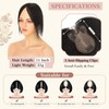 Elailite Hair Toppers For Thinning Hair Women Real Hair Hand