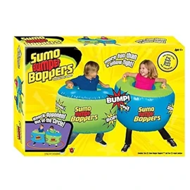Big Time Toys Sumo Bumper Boppers Belly Bumper Toy, Set of 2 with 2 Repair Patches, Kids get Active and Silly, Air inflated Fun, More Fun Than a Pillow Fight, Great for Agility-Balance-Coordination