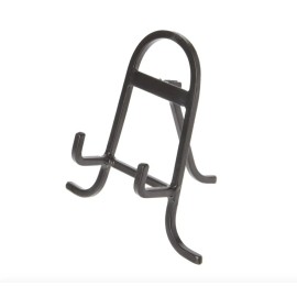 Bard's Black Wrought Iron Easel, 6" H x 5.5" W x 4" D