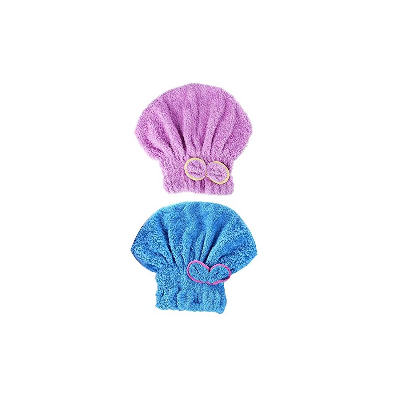 2 toallas de microfibra para secar el cabello, turbante ultra