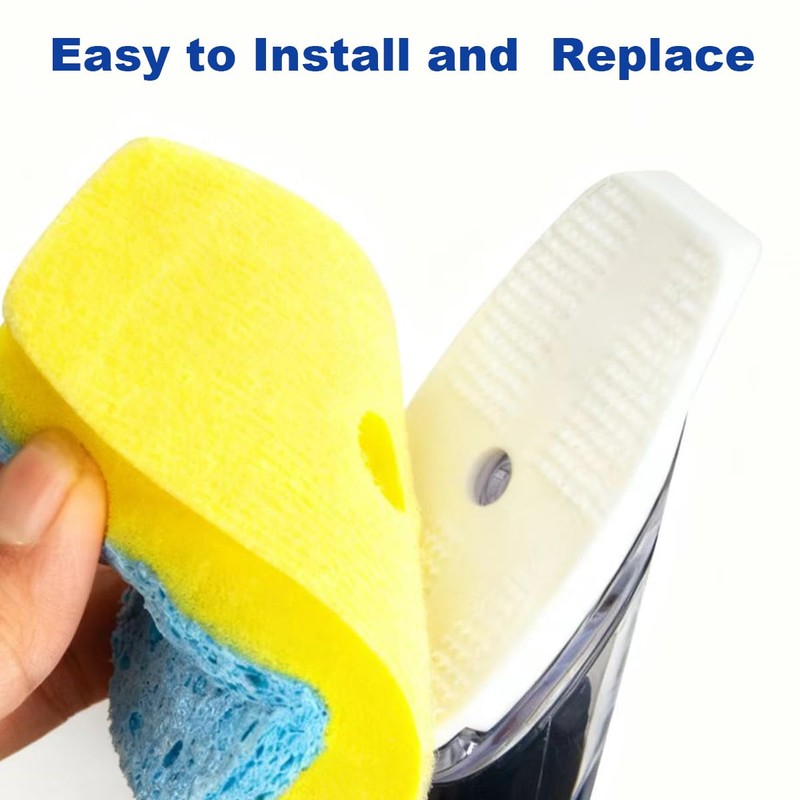 CELOX Dish Sponge with Handle for Pot Pan Sink Cleaning,