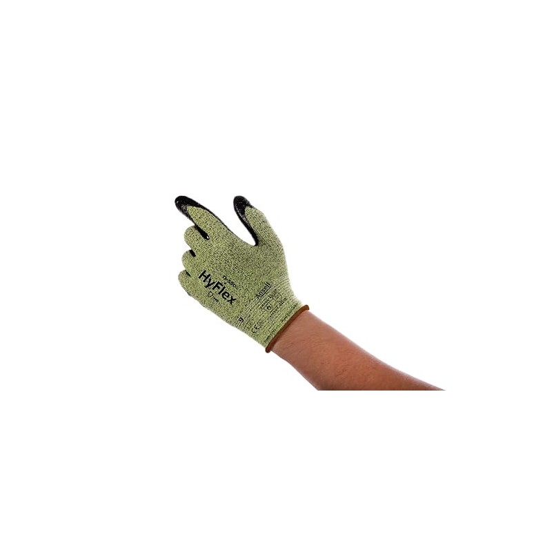 Ansell Hyflex 11-550 Safety Work Gloves Mechanical Protection, Size 11