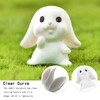 Pack of 7 Miniature Rabbits, Bunny Easter Decoration, Rabbit Figures,