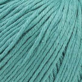 1 bola %100 algodón en total 8.8 onzas. La Mia Cottony 1.7 onzas (50 g) / 130 años (120 m) Super suave, Dk Light Baby Yarn, verde, P8