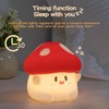 Gaoillneunji Mushroom Silicone Night Light for Kids - Squishy LED