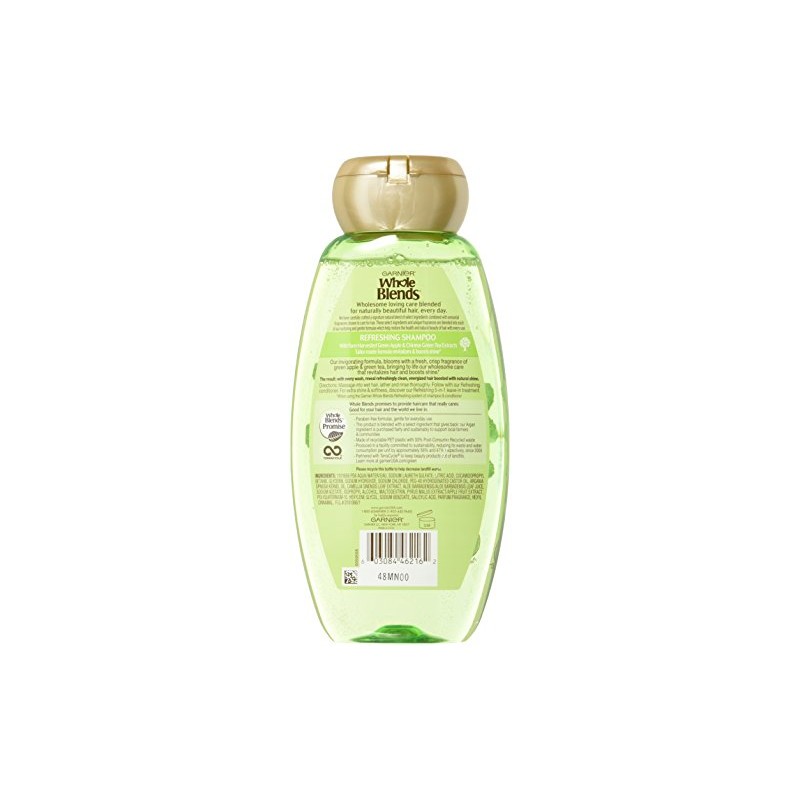 Garnier Whole Blends Shampoo with Green Apple & Green Tea