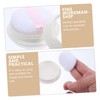 WOONEKY Small Cosmetic Container Set 2pcs Empty Powder Jars for