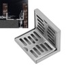 Corner Floor Drain 304 Stainless Steel Surfaces Drawing Process L