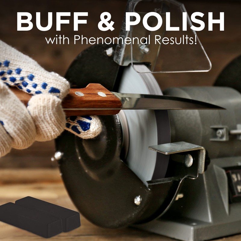 Black Emery Polishing Compound - a course compound used for