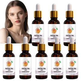 Aceites Esenciales Faciales De Ginseng, Suero Antienvejecimiento, con Extracto De Ginseng, Aceite Facial Reafirmante Hidratante, Reduce Las Líneas Finas, Nutre La Esencia Para Tensar (8Pcs)
