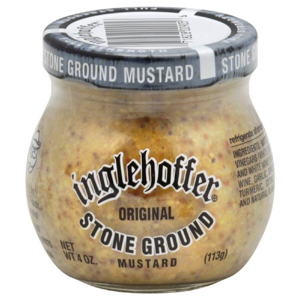 Inglehoffer Stone Ground Mustard, 4-Ounce (Pack of 12)