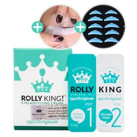 Rollicking Lolli King eyelash perm agent 1 agent 2 agent + lot 5 pairs eyelash perm cream / 롤리킹 속눈썹 펌제 1제 2제+롯드 5쌍 속눈썹펌 크림