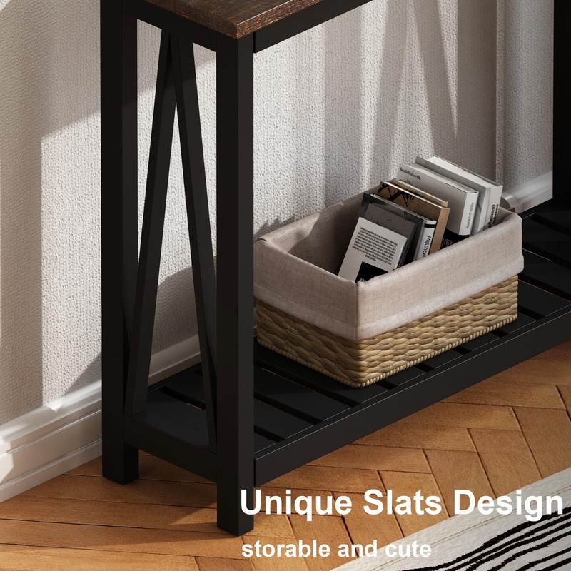 ChooChoo Console Table for Entryway Sofa Tables Living Room Farmhouse,