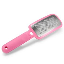 JewelryWe Kolossal Stainless Steel Foot File Foot File Rasp Pedicure Callus Remover Callus Remover Callus Remover Callus Remover Callus Rasp Feet Care Tool Pink