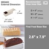 CHEFMADE Mini Pullman Loaf Pan with Lid, 0.66Lb Dough Capacity