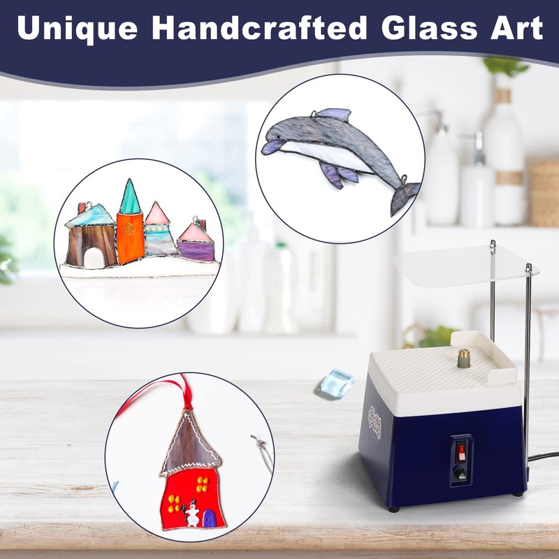 Godora Stained Glass Grinder, Mini Stained Glass Kit with 5/8"
