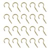 LLiMiTT Screw Hook Ceiling Hook [Set of 20 (Gold or