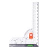 12in L Square Ruler Multifunction Scale Standard Carbon Steel Detachable