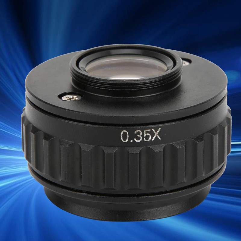 FTVOGUE Microscope Adapter, 0.35X CTV Microscope Lens Cut Telle Adapter