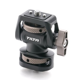 TILTA Camera Monitor Mounting Bracket, 1/4"-20, With Positioning Pin, 360° Swivel, 175° Adjustable Tilt Monitor Holder, Maximum Load 4.4 lbs (2 kg) TA-AMB3-B