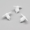 VVO Fasteners White Plastic Clips Front Door Seal Clips Compatible