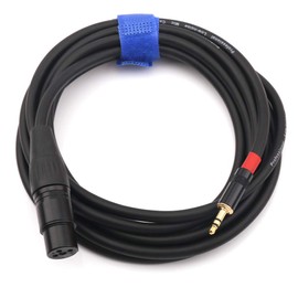 NANYI 3.5mm 1/20.3 cm TRS Stereo Male to XLR Male Interconnect Audio Microphone Cable