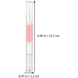 4 Piezas Lápiz Nutritivo Aceite para Cutículas para Manicura 2ml, Aceite Ligero y Portátil para Cuidado de Uñas en Casa o Salón Profesional