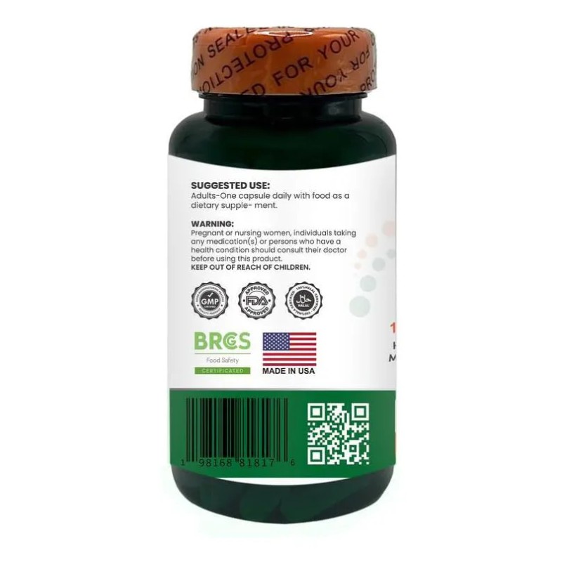 H4u Biotina 2500 Mcg Para Cabello Piel Uñas 60 Cápsulas