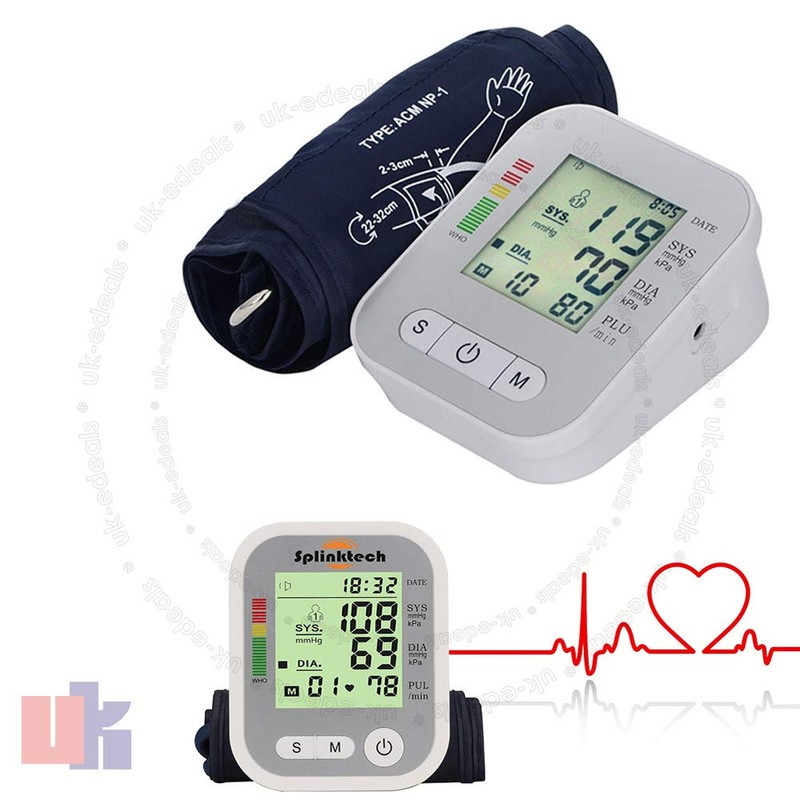 TMZ® Digital Automatic Blood Pressure Monitor Meter Upper Arm Intellisense