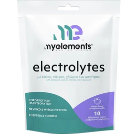 My Elements Electrolytes Food Supplement with Potassium, Sodium & Magnesium Orange Flavor 10 Eff. Tabs