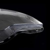 QPCRAP 2Pcs Front Headlamp Headlight Lens Cover Shell Clear Fit