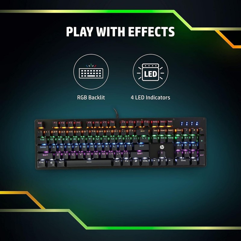 HP GK100/ENG Mechanical Gaming Keyboard (ENGLISH)