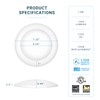 PARMIDA (24 Pack) 5/6 Inch Dimmable LED Disk Light Surface