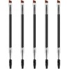 Duo Eyebrow Brush Set: Angled Eyebrow Brush & Spoolie, Eyelash