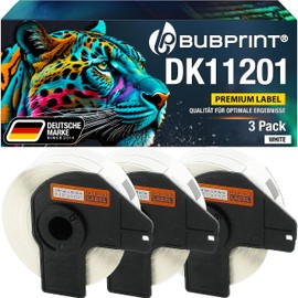 Bubprint 3 Labels Compatible with Brother DK-11201 DK 11201 for P-Touch QL1050 QL1060N QL500BW QL550 QL560 QL570 QL580N QL700 QL710W QL720NW QL720NW QLL 810W