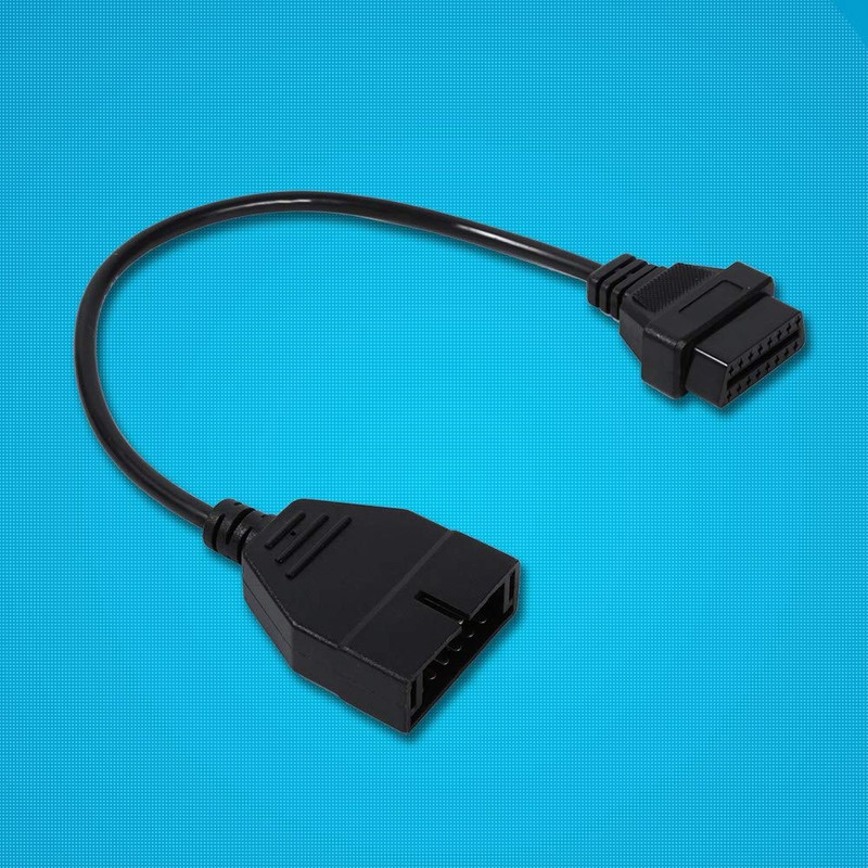 Acouto Cable Conector de diagnóstico, OBD1 de 12 Pines a