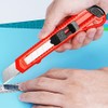 DIYSELF 30 Pack Box Cutter Retractable, 18mm Box Knife, Utility