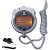 Rolilink Stopwatch with Backlight, Metal Stop Watch 400 Lap Memory