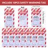 Allucky Lockout Tagout Locks, 10pcs Safety Locks Keyed Differently(Come with
