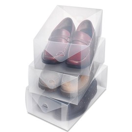 Whitmor Clear Vue, Men's Shoe Box (3-Set)