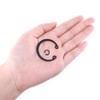 Hilitchi 150-Pcs [15-Size] Alloy Steel Internal Circlip Snap Retaining Clip