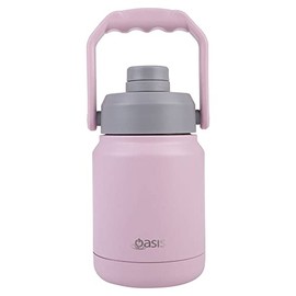 Oasis Stainless Steel Double Wall Insulated Mini Jug W/Carry Handle 1.2L - Carnation