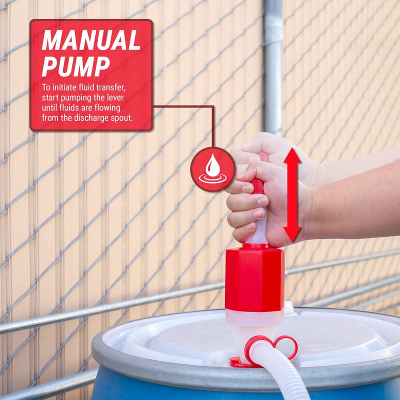 TERA PUMP Food Grade BPA Free Emergency Disaster 55-Gallon Drum