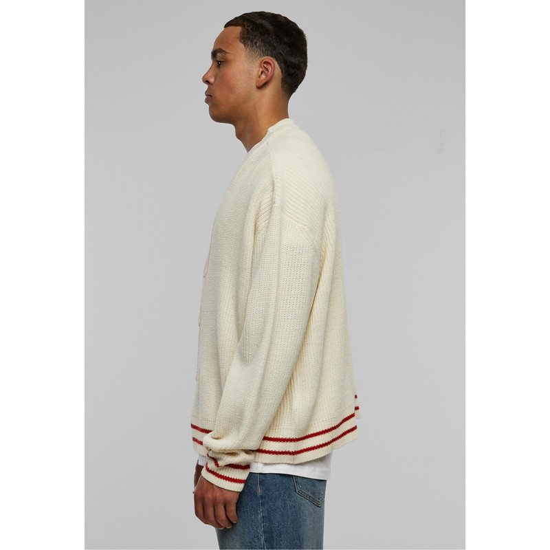 Urban Classics Men's Cardigan Sweater, Whitesand.