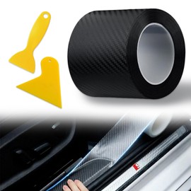 Yachun Car Protector Film, Dirt and Scratch Prevention, Black, Width 2.8 x Length 16.4 ft (7 x 5 m)