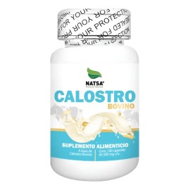 Calostro Bovino 100 Cápsulas, Fortalece tu sistema inmunológico, Recuperación muscular, Absorbe mejor los nutrientes, Mejora tu Salud DigestivaCalidad