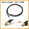Partuto 1.5m Car Tire Inflator Extension Hose Chuck Adapter Connect